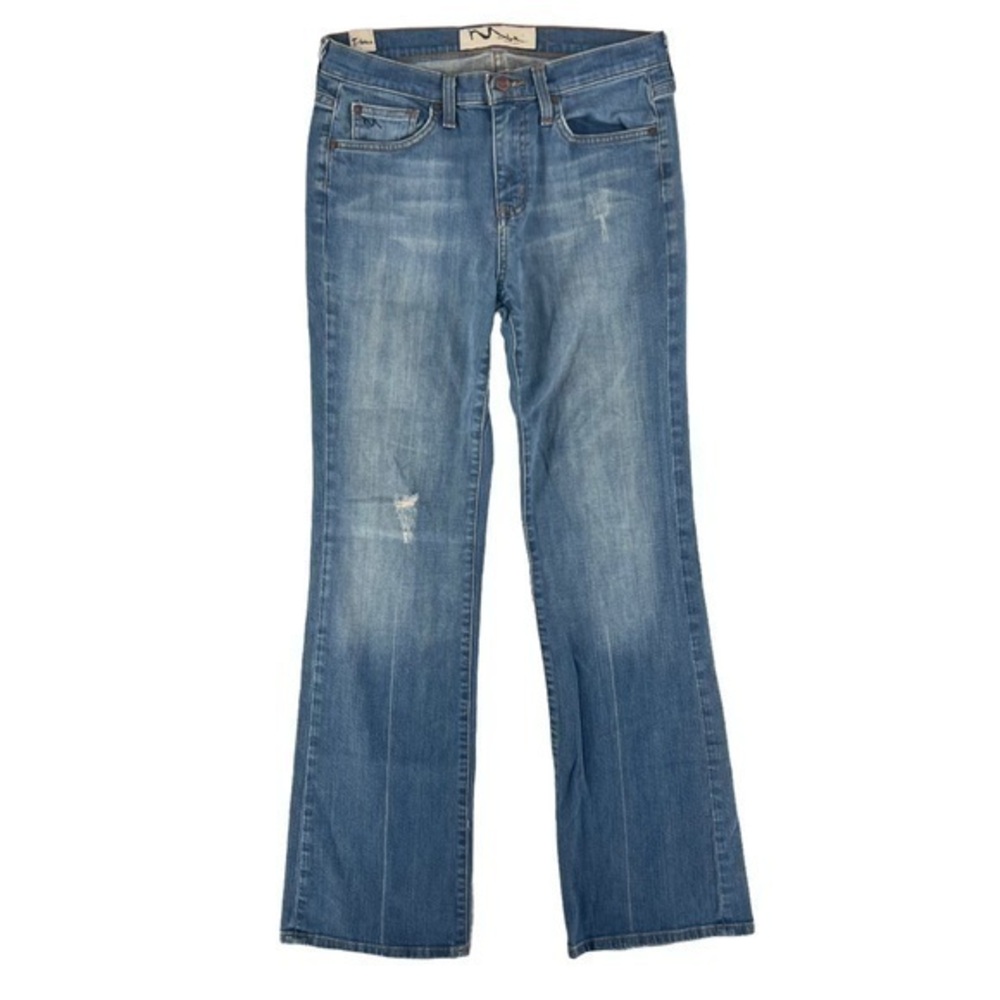 Manhattan Blues‎ Tribeca Distressed Denim Bootcut Jean